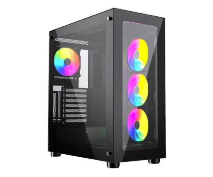 Obudowa GEMBIRD Midi Tower Fornax X450MAX ATX czarna CCC-FC-X450MAX